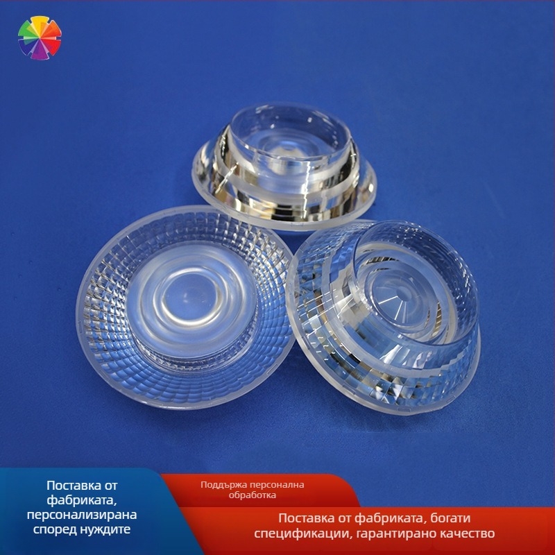 Оптична леща за COB LED, модел CR, PMMA, 98% пропускливост, ъгли на лъча 12/24/36/60