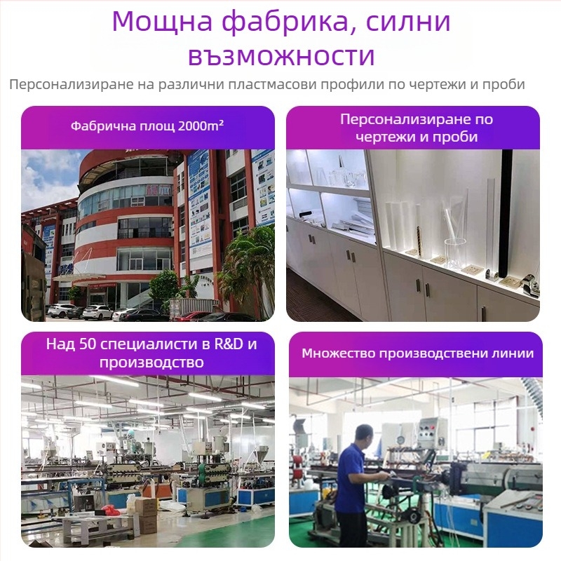 Dinghe персонализирани LED водещ водач за светлина — лента и водеща колона, PMMA, 85–90% пропускливост, 40° лъч, модел DHT-Y-00323