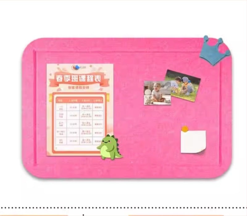 Скандинавски стил фелтово стенно табло за детска градина — Mengda, полиестер, модерно изкуство, гравиране