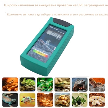 Lingban Високопрецизно UV тестово устройство за рептили UVA/UVB лампи — ултравиолетов радиометр и измерител на енергия