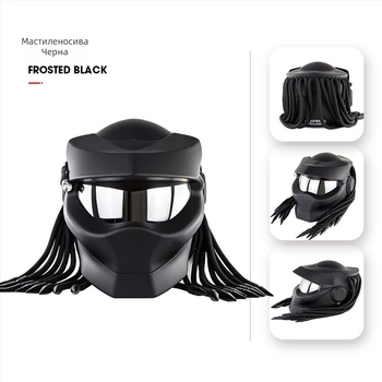 Мотоциклетна каска с пълно лице – ABS материал, HNJ марка, за възрастни, подходяща за всички сезони