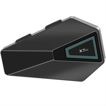 Безжичен хедсет за пълен лицев мотоциклетен шлем — Bluetooth 5.0, разговори без ръце, музика, шумопотискане, стерео, обхват 500 м