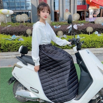 Ветрозащитно одеяло с пухова изолация за електрически превозни средства и велосипеди; възможност за печат на лого; стил 35909850