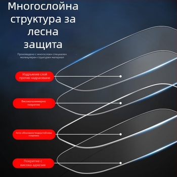 Антизамъгляващ филм за каска, PET материал, подходящ за мотоциклетни и електрически каски, дълготраен антизапотяващ ефект