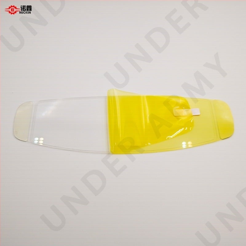 Универсален антизамъгляващ стикер за визьор на каска, персонализиран модел, защита от вятър и прах