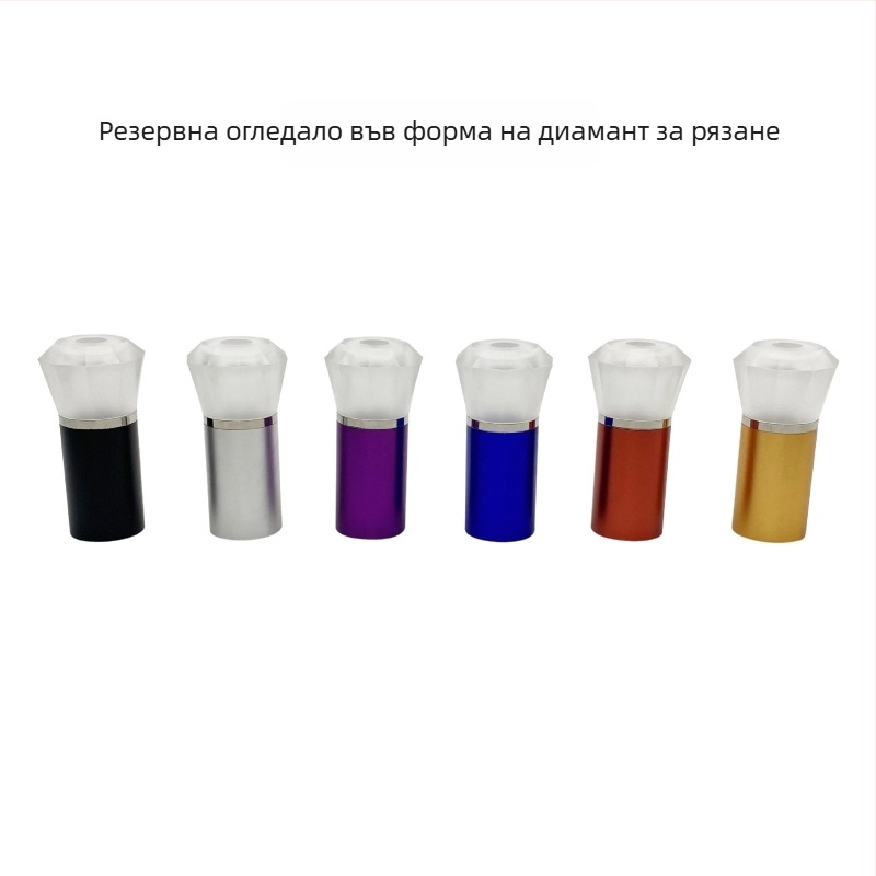 Метална диамантена лупа с прецизно режещо огледало за инспекция на бижута и идентификация на диаманти, 10x увеличение
