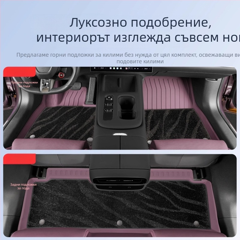 Автомобилни подложки за пода за Xiaomi SU7/YU7 – ТПЕ инжекционно формовани, пълно покритие на интериора