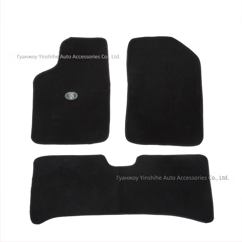 Автомобилна подложка за пода – замша, стил килим, Lawn Foot Mat, за петместни автомобили, персонализирана обработка