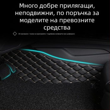 Автомобилни подложки за пода за нови и стари модели, водачова подложка, кожа; без лого, без обработка