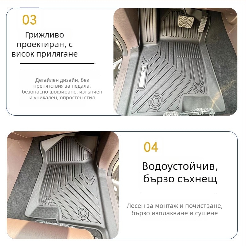 TPV автомобилни подови постелки за Futian Mars 7 и Mars 9 пикап | материал TPV, марка T-WIND, без лого, тип постелка: друг, проектирани за автомобили