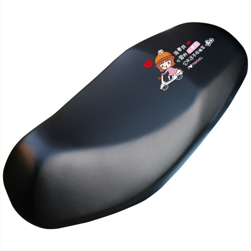 Универсален калъф за седалка за електрически превозни средства и мотори, PU материал, персонализирана обработка, четири сезона, печат на лого