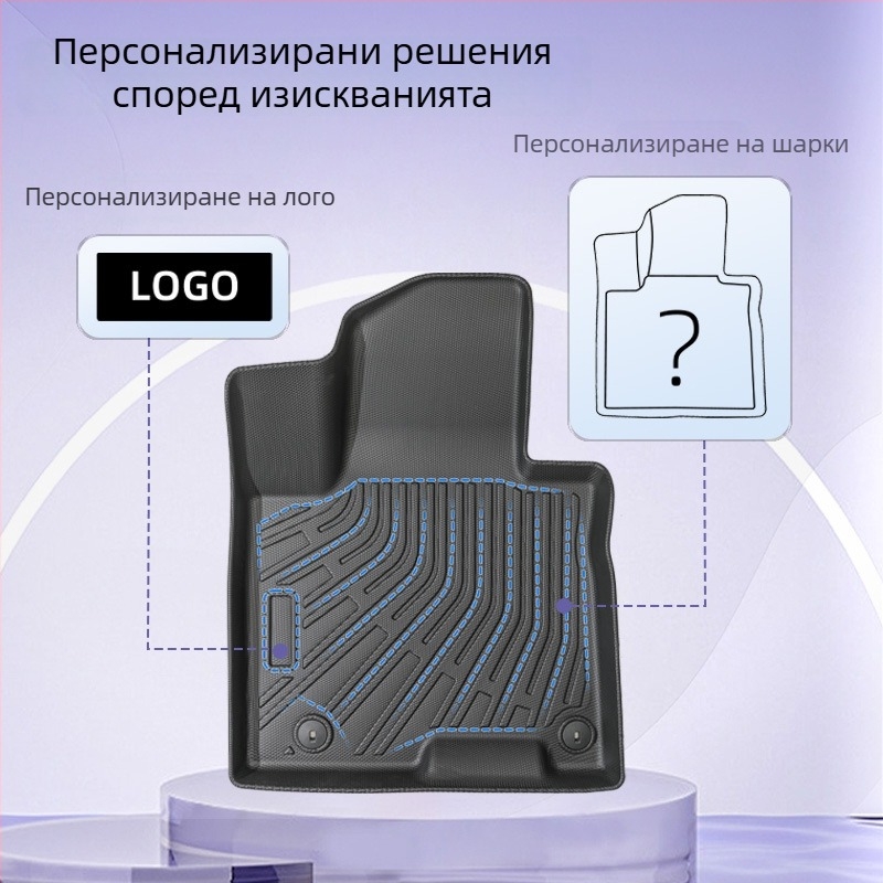 3K TPE 3D всесезонни автомобилни стелки за Audi A6 (2018–2024)