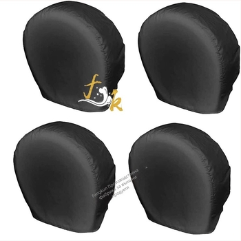 Покривало за гуми за автомобил и каравана, водоустойчиво, анти-стареене и слънцезащитно, 4 части комплект, материал 210D Oxford плат