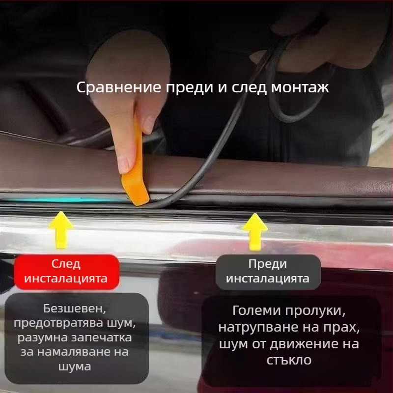 Гумен уплътнител за прозореца на автомобил – звукоизолация, уплътнение на пролука, гумен материал, персонализиране
