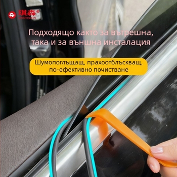 Гумен уплътнител за автомобилни стъкла, гъбена материя, дебелина 6, модел Chrcsziuoix