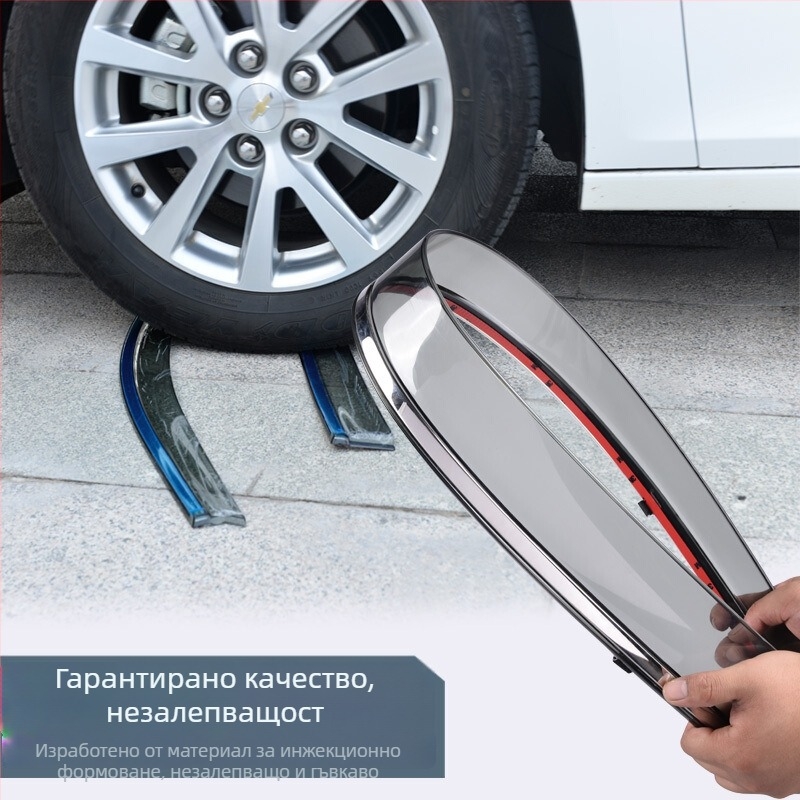 PC дъждозащита за прозорци на Toyota модели (2007–2019) — 4 части, 3D дизайн, монтаж с куки + лепило