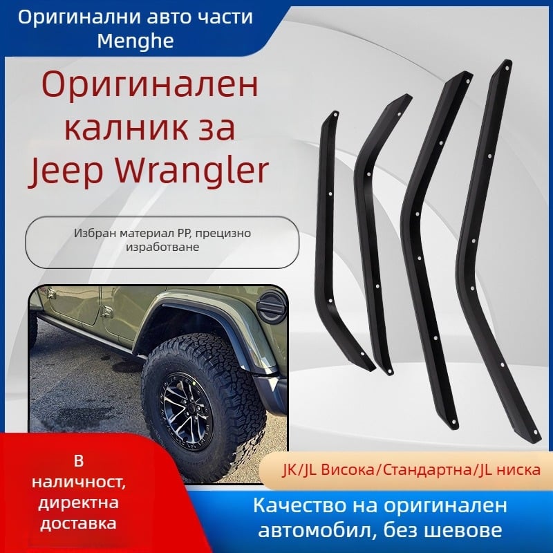 Пластмасова wheel eyebrow за Jeep Wrangler JK/JL (висока/ниска конфигурация)