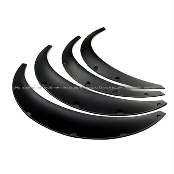 Широки калници за седани, SUV и оф-роуд автомобили, ABS материал, модел: Wide body wheel eyebrow, общо приложение, произход: Гуанджоу