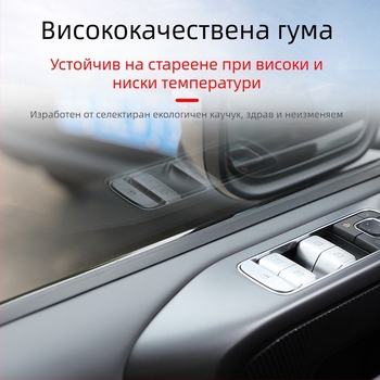 Уплътнител за автомобилни прозорци BJ40 | Kzs, гумено уплътнение за прозорец и врата, за повдигане на прозореца, намалява вибрациите и шума