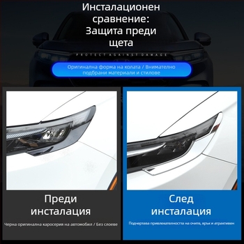 Armour Knight Honda CR-V 2023 Декоративна рамка за фарове и външна декоративна лента за фарове