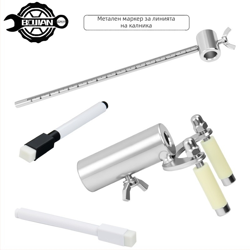 Ръчно устройство за очертаване на линии в калника и ремонт на вдлъбнатини по автомобилен метал — паралелно очертаване на ребра