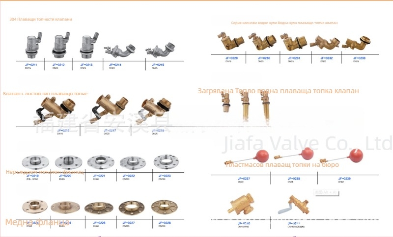 Colleller Jf-0229 Неръждаема стомана плаващ вентил с бързо отваряне и керамично ядро, универсално регулируем, резбова връзка, балтов тип