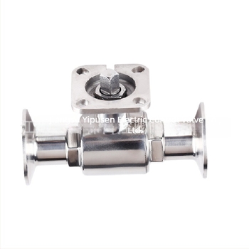 Epson 304 неръждаема стомана санитарен шаров клапан, пълен проход, ръчно задвижване