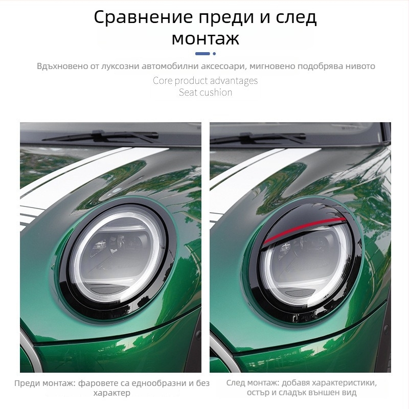 MINI F серия Фаров декоративен капак — ABS декоративна лепенка за F56/F57