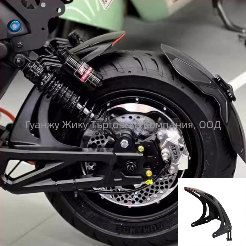 Светещ преден калник за мотоциклет/електрическо превозно средство – пластмасов, удебелен стил, модел JK luminous front section