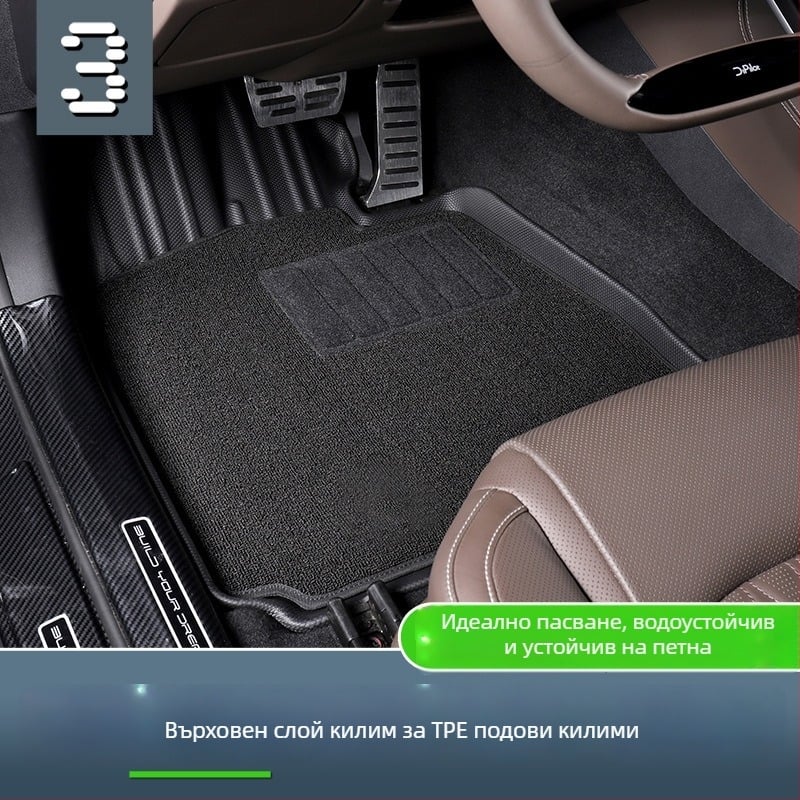 Автомобилни подложки за различни модели (Полипропилен; 10 мм; произход: Гуанджоу; персонализируеми с лого)