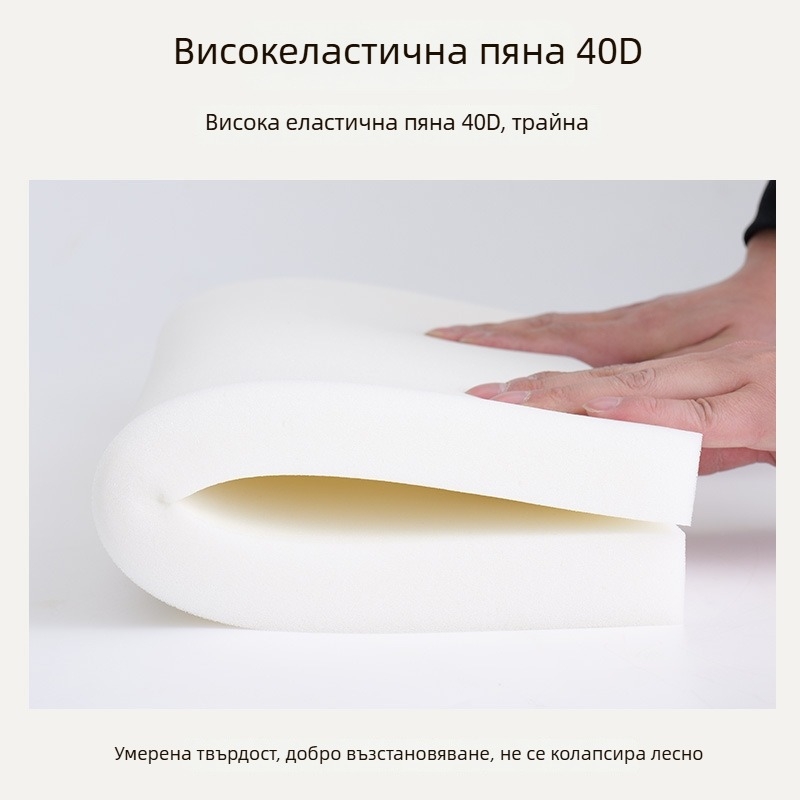 Възглавница за стол, памук и лен, растителен принт, хол и офис, нов китайски стил