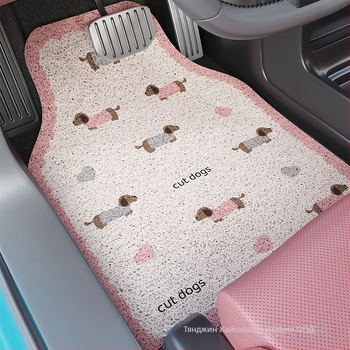 Карикатурни автомобилни подложки за пода – универсални, против замърсяване и износоустойчиви, материал: wire loop, персонализирани