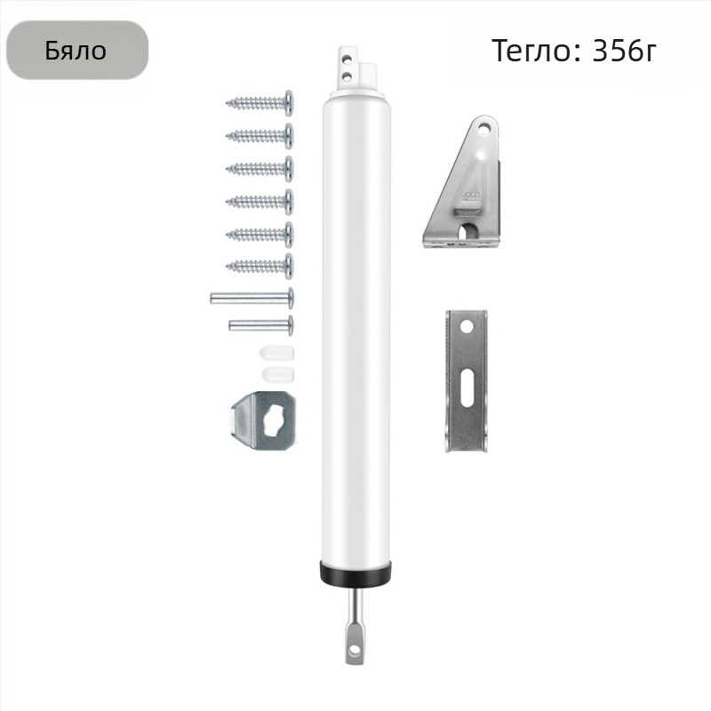 Пневматичен затварящ механизъм за врати; авиационна алуминиева сплав; Shenghong; модерен стил; подходящ за дървени врати, вътрешни врати, алуминиеви врати и противопожарни врати (Авиационна алуминиева сплав; Shenghong; модерен стил; за дървени, вътрешни, а