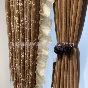 Завеси аксесоар – връзваща лента за завеси, синтетично влакно, модерен минималистичен стил, без частен бранд