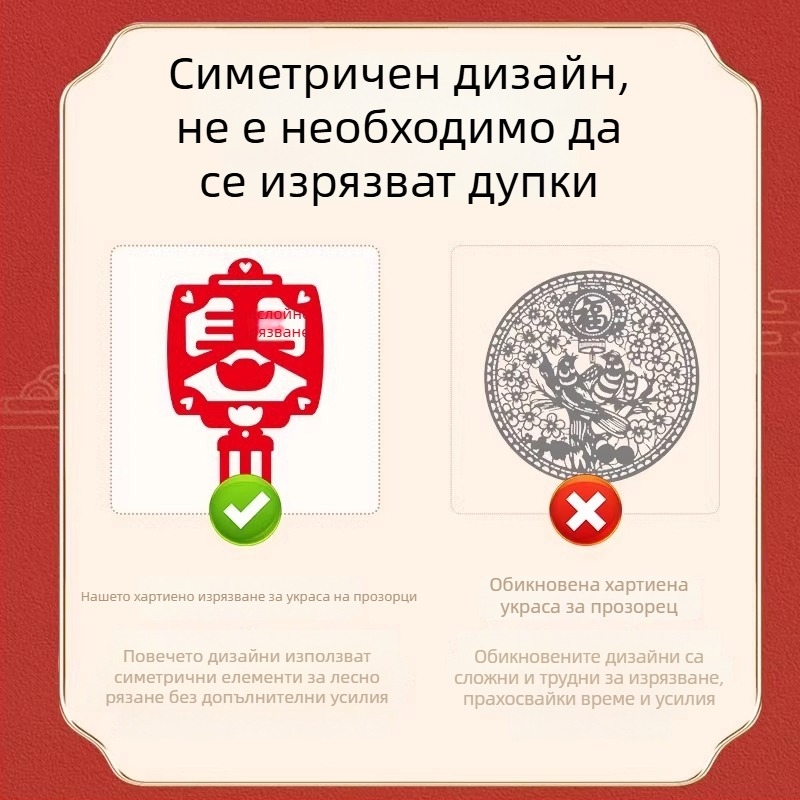 Новогодишен DIY прозоречен хартиен изрез за деца – ръчна изработка, украса за прозорец в китайски стил, дванадесет зодии