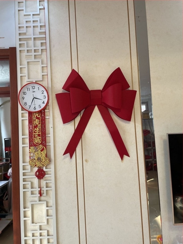 DIY сватбена висяща панделкова украса от нетъкан текстил за стени и врати