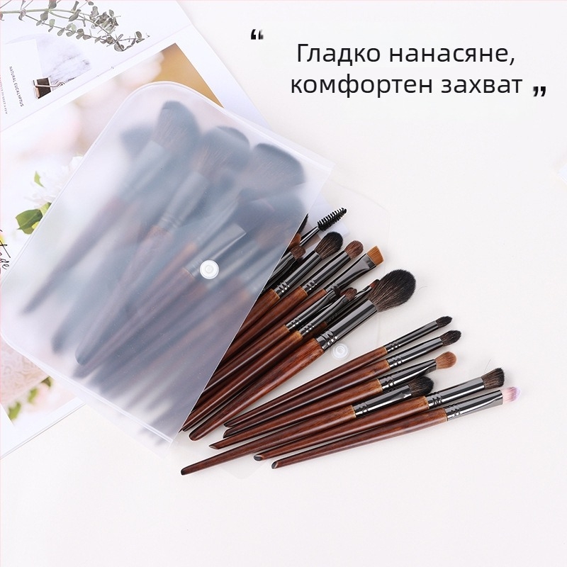 28-членен комплект четки за грим за професионална употреба, пълен набор за смесена кожа, 3-годишна трайност