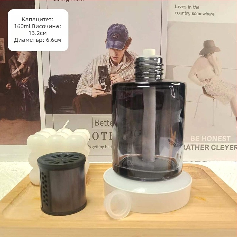 Автомобилен дифузьор за аромати, стъкло с високо качествено бяло стъкло, Hengya Glass, възможност за печат на лого, декоративна употреба