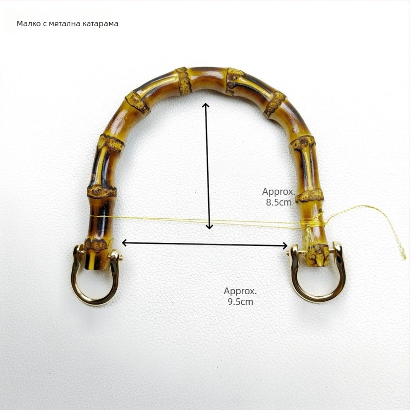 Дръжка за багаж от естествен бамбук – реална бамбукова дръжка, естествен модел, ултра-лека, намалява натоварването