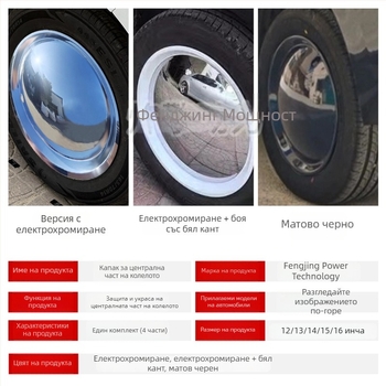 Джантова капачка за Baoma E100 – ABS, универсален монтаж, номер LGG0008866