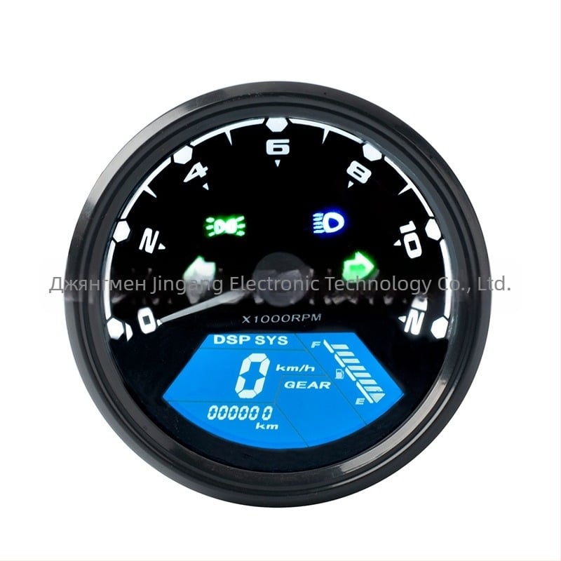 Мотоциклет LCD дисплей – ретро стил, JG-005, 12V, универсално съвместим