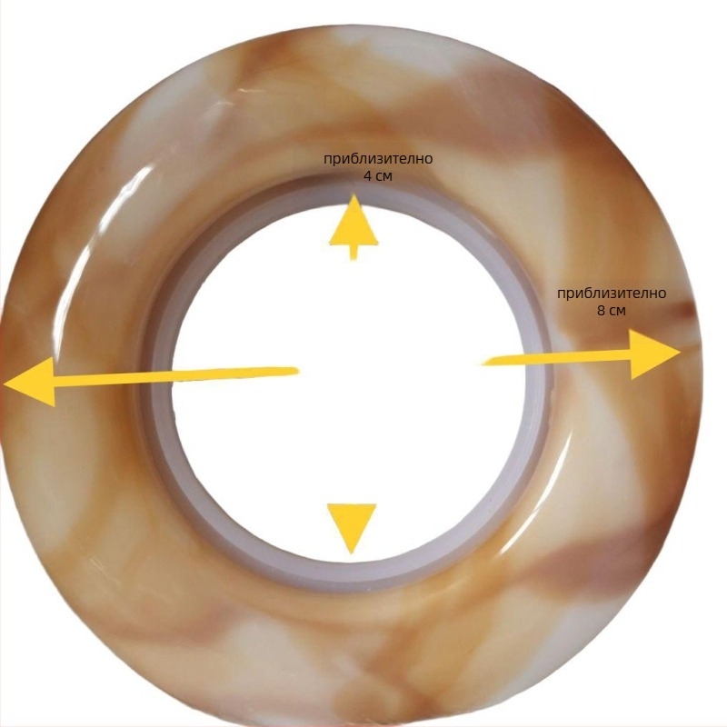 Дървени завесни пръстени с Римски обръч, удебелени, с отвори, модерен минималистичен стил (Дърво, Римски обръч, удебелен, с отвори, завесни пръстени)