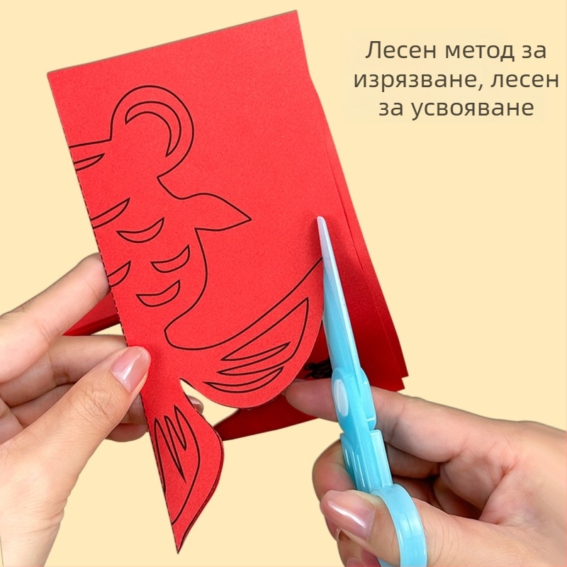 Прозоречни хартиени изрезки в кутия – мотиви на 12-те знака от китайския зодиак, DIY новогодишен декор