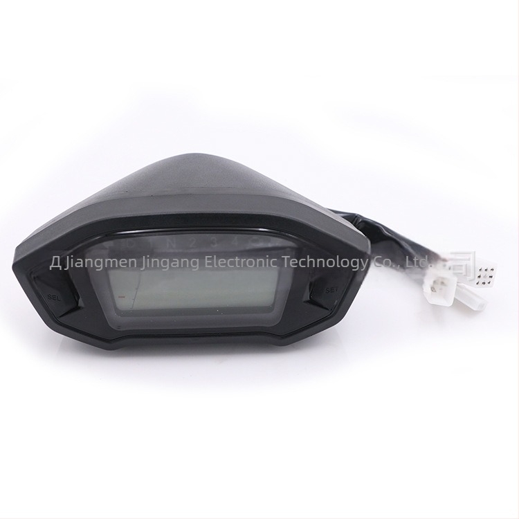 JG-H-009 LCD цифров прибор за електрически мотоциклет, VA дисплей, 6 скорости, 48-72V