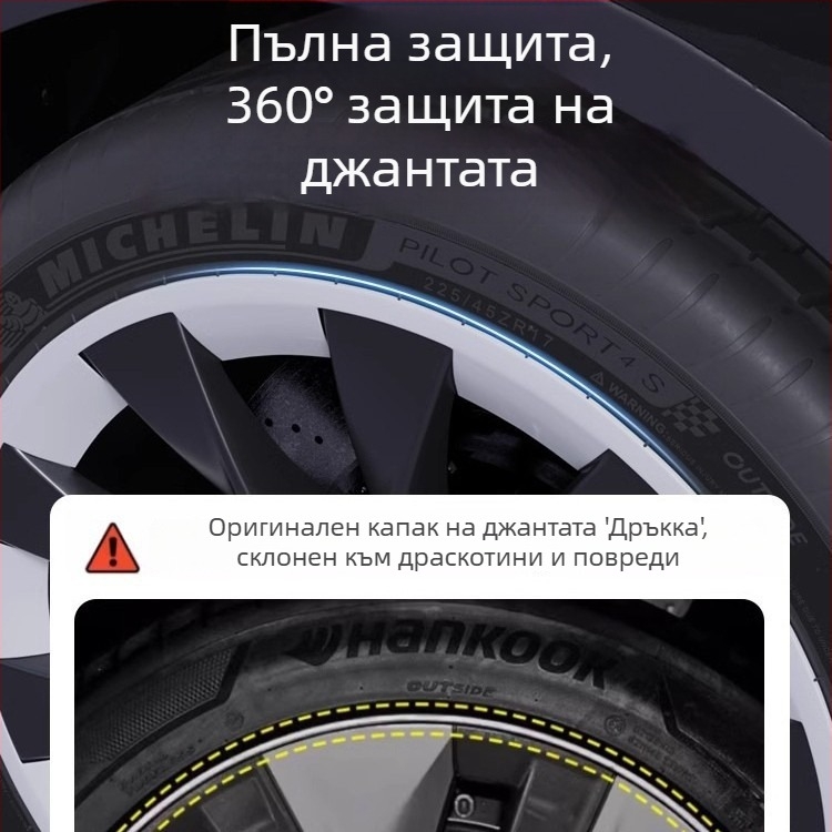 Tesla Model Y капак за джанта с пълна обвивка, защита от надраскване и аксесоар за модификация на джанти
