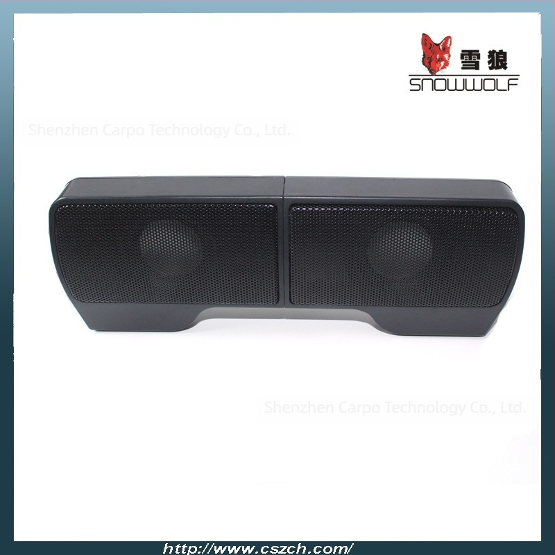 E9120 USB клип-он компютърни високоговорители за PC/ноутбук, 2×1W, USB интерфейс, 70Ω, 90Hz–20kHz