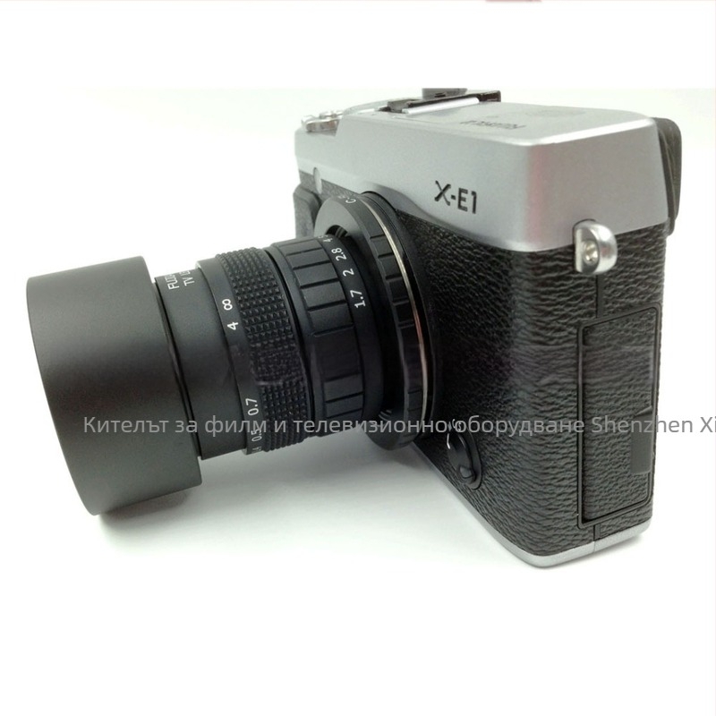 FS-LM3517 35mm F1.7 Индустриален обектив за безогледални камери, Метално тяло, Стандартен фиксиран фокус, Минимално разстояние на фокус 0.3 m