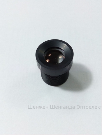 Обектив за видеонаблюдение, 12 мм фокусно разстояние, бленда f/2.0, 28° ъгъл на видимост, диаметър на филтъра 8 мм, минимално фокусно разстояние 0.3 м