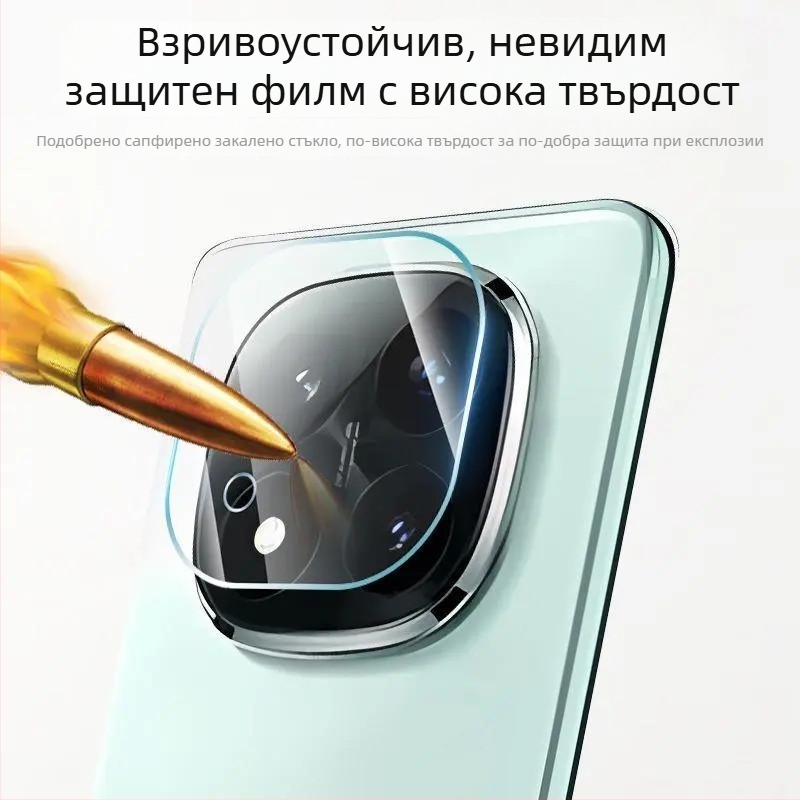 Филм за защита на обектива за Redmi Note15Pro – Интегриран взривоустойчив филм за камера