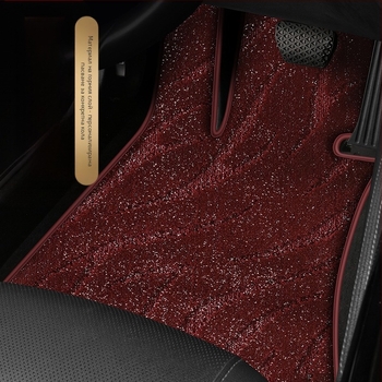 Автомобилна подова стелка — водоустойчива, износоустойчива, замша, кожена подложка за крак, за специален автомобил